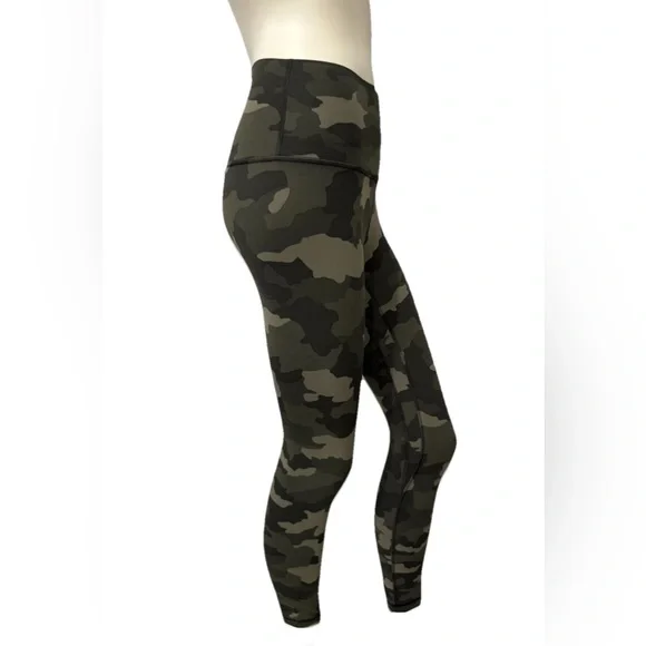Lululemon Wunder Under High-Rise Camo Leggings Size 4 - Picture 2 of 9